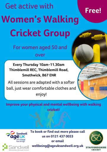 Women's Indoor Walking Cricket