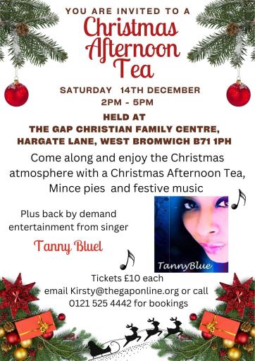 Christmas Afternoon Tea, West Bromwich