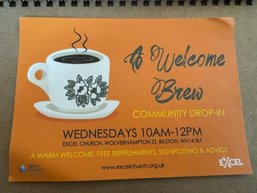 A Welcome Brew Community Drop-in at Excel Church, Bilston